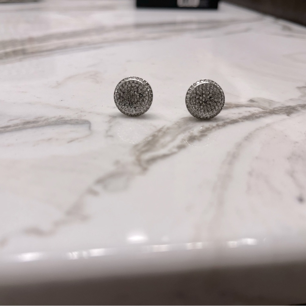 Michael Kors silver earrings